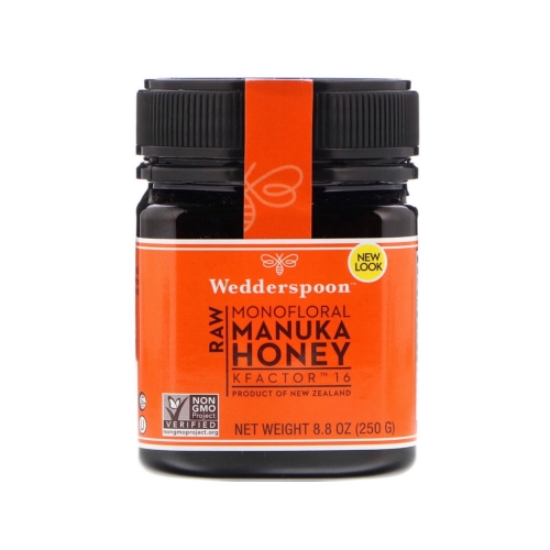 Wedderspoon Raw Monofloral Manuka Honey Kfactor 16 